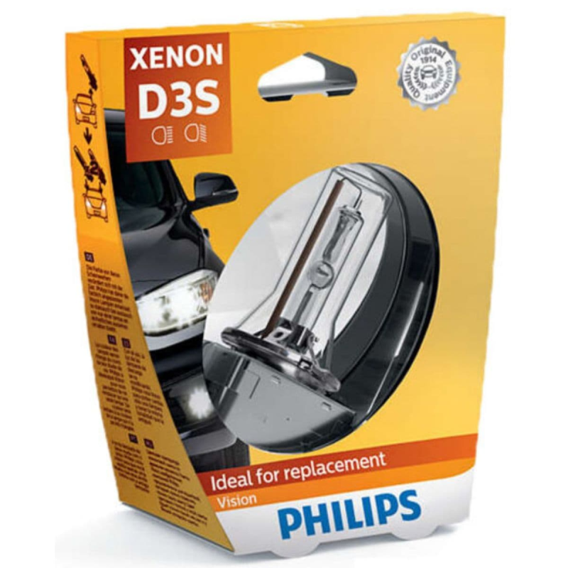 Philips D3S Vision Xenon pære, 4300 Kelvin (1 stk) thumbnail