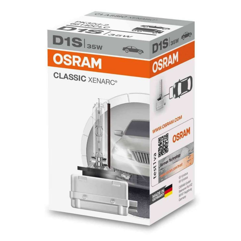 Osram D1S Classic Xenarc, Xenon pære (1 stk)