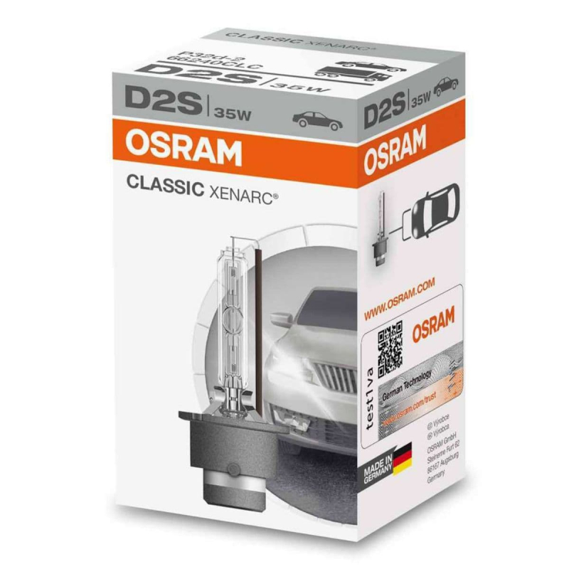 Osram D2S Classic Xenarc, Xenon pære (1 stk)