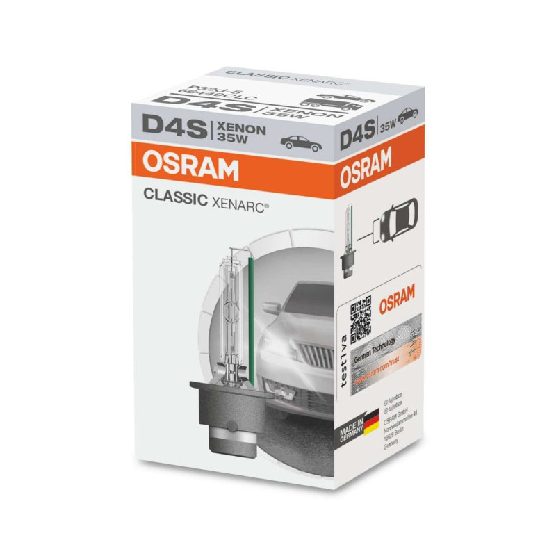 D4S Osram Classic / std. Xenarc, xenon pære i 1 stk. pakke