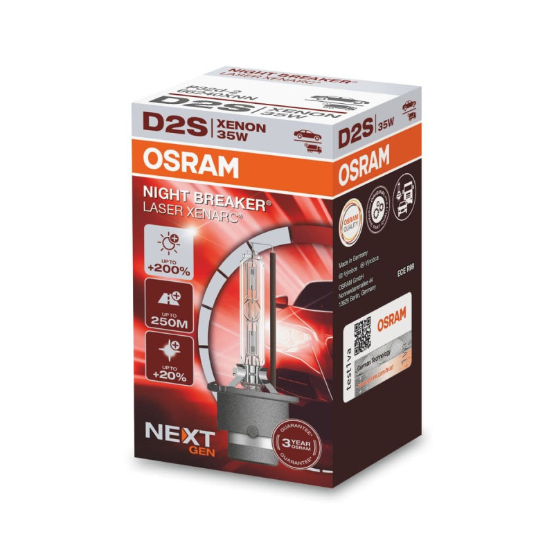 D2S Osram Night Breaker Laser NEXTGen +200% mere lys