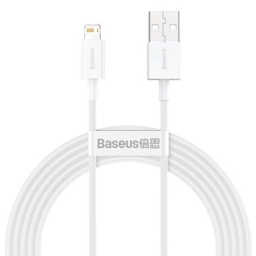 Baseus ladekabel til Apple enheder. Med USB-A / Lightning stik - 1,5m lang