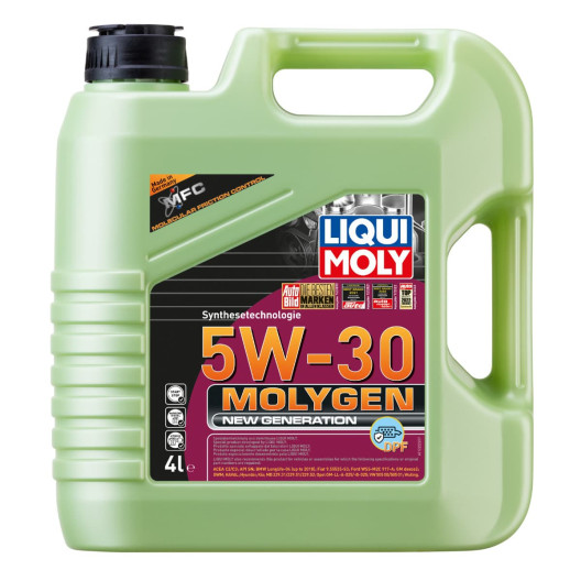 5w30 Molygen, New generation DPF motorolie fra Liqui Moly i 4 liters dunk