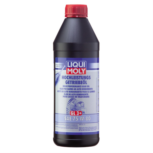 SAE 75W-80 GL3+ Liqui Moly 4427 High Performance gearolie i 1 liters flaske