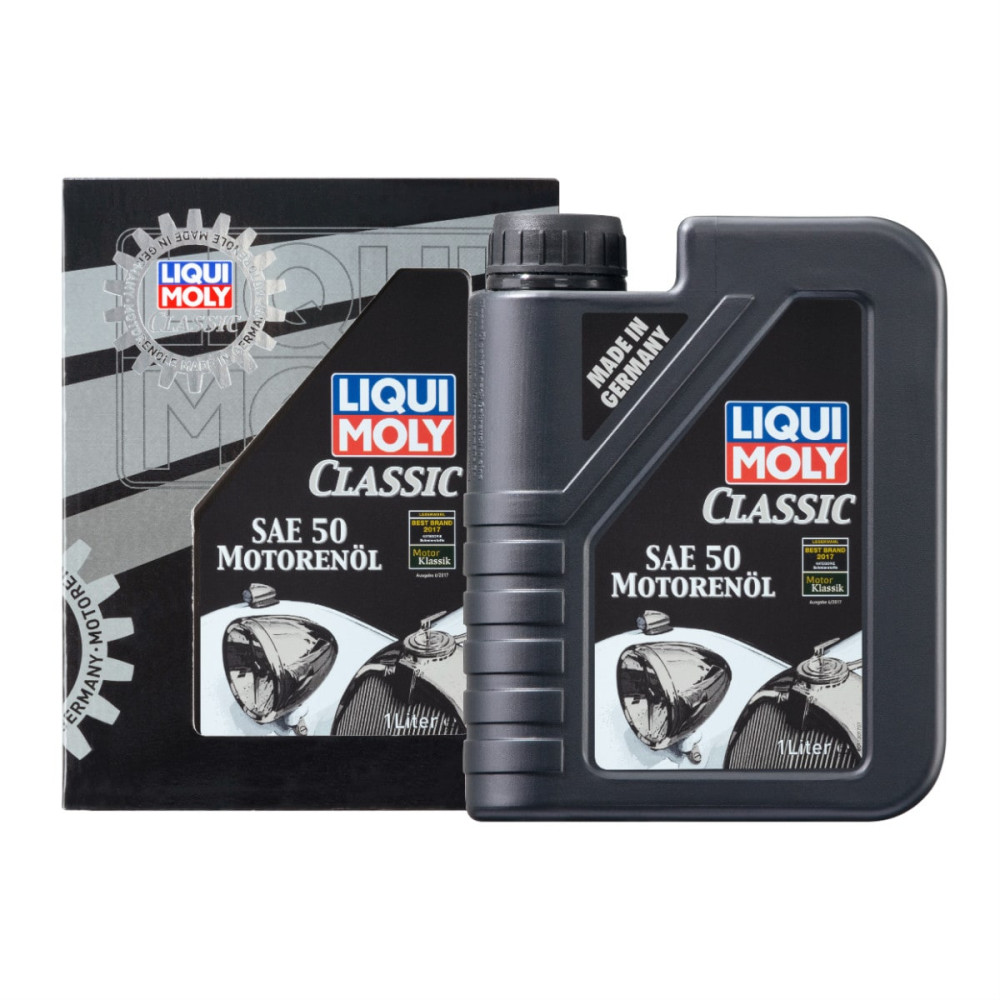 SAE 50 Classic motorolie fra Liqui Moly, i 1 liters dunk