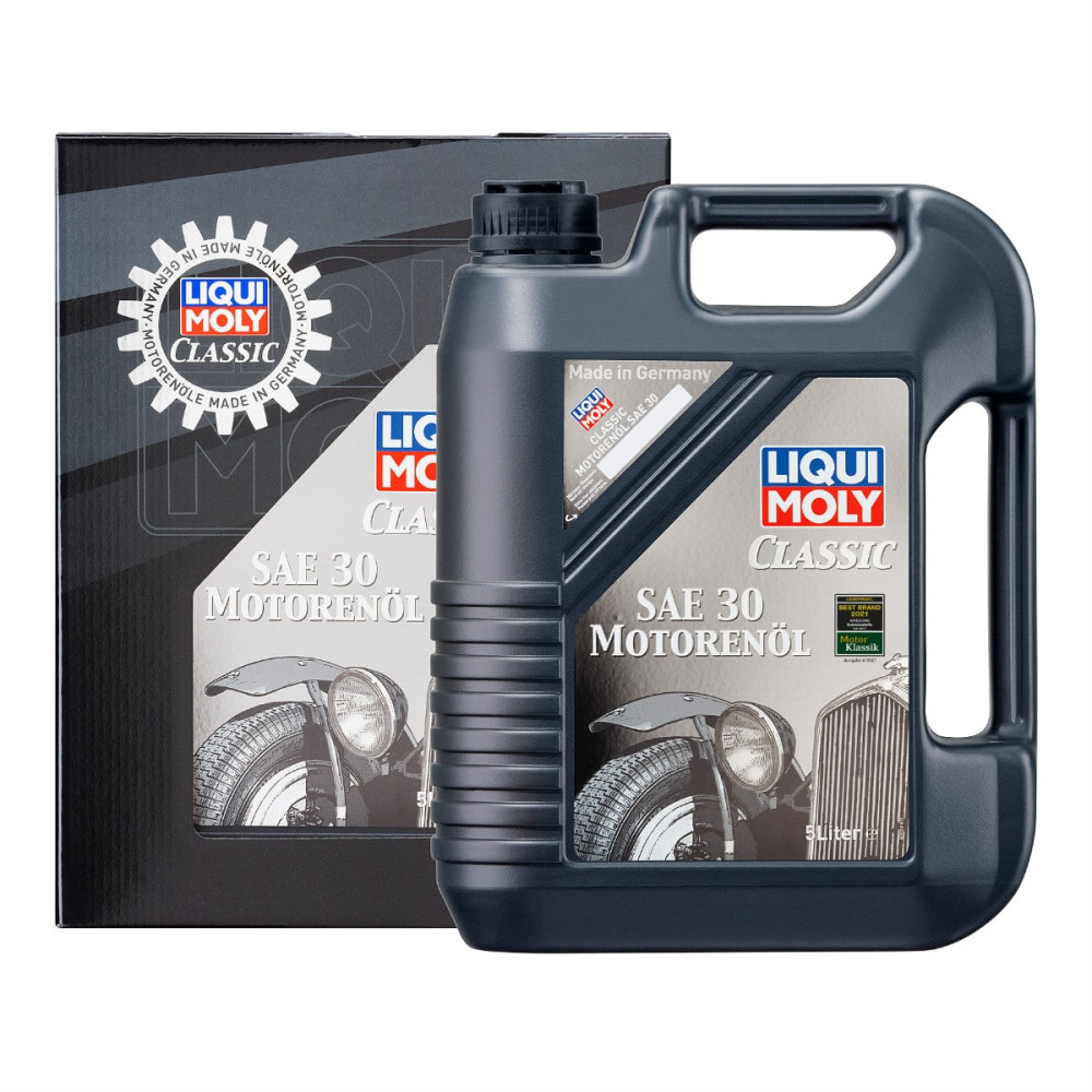 SAE 30 Classic motorolie fra Liqui Moly, i 5 liters dunk