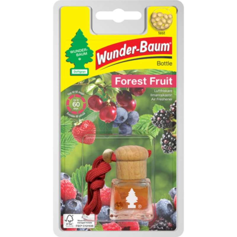 Forest Fruit luft frisker flaske / Air Freshener bottle fra Wunderbaum