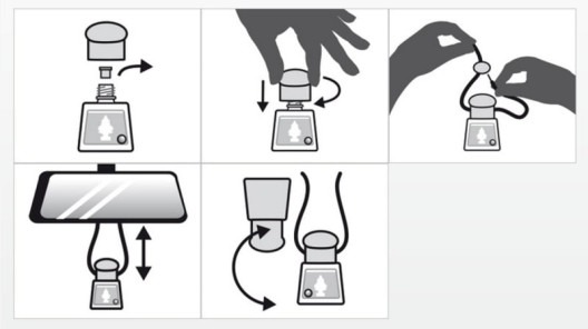 instruktion for wunder-baum duft flasker