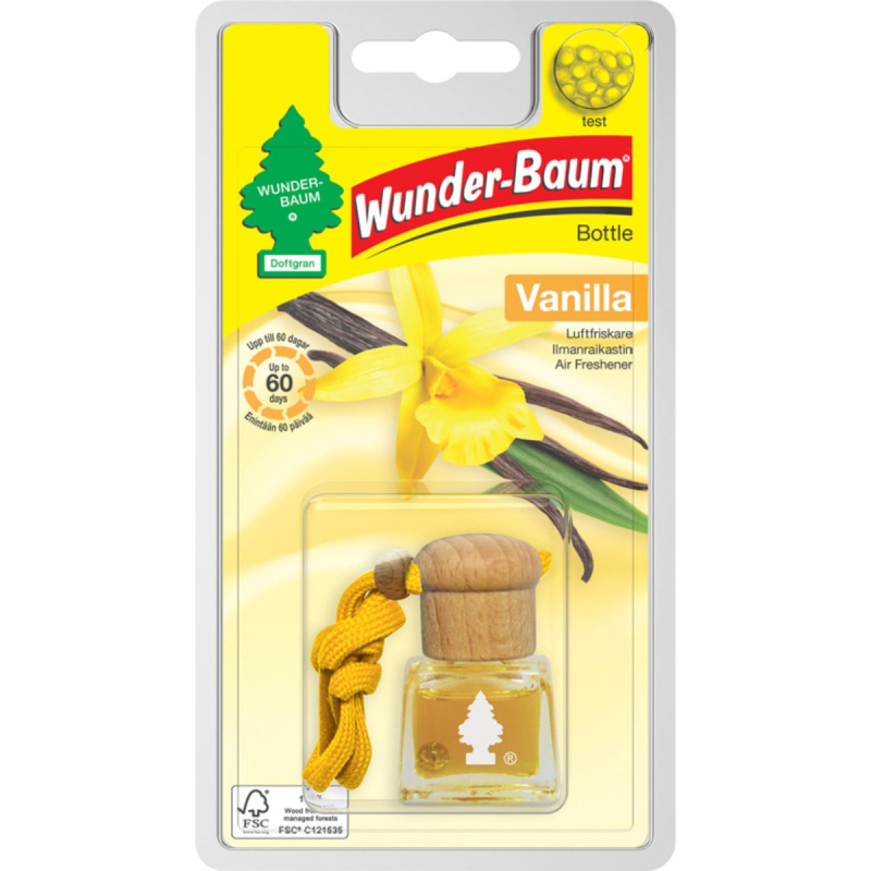 Vanilla luft frisker flaske / Air Freshener bottle fra Wunderbaum thumbnail