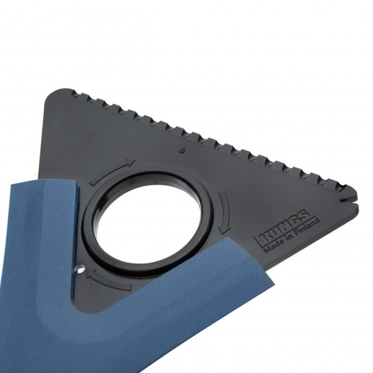 Vendbar / roterbar plastskær med rense rille til viskerbladene Vendbar / roterbar plastskær med rense rille til viskerbladene