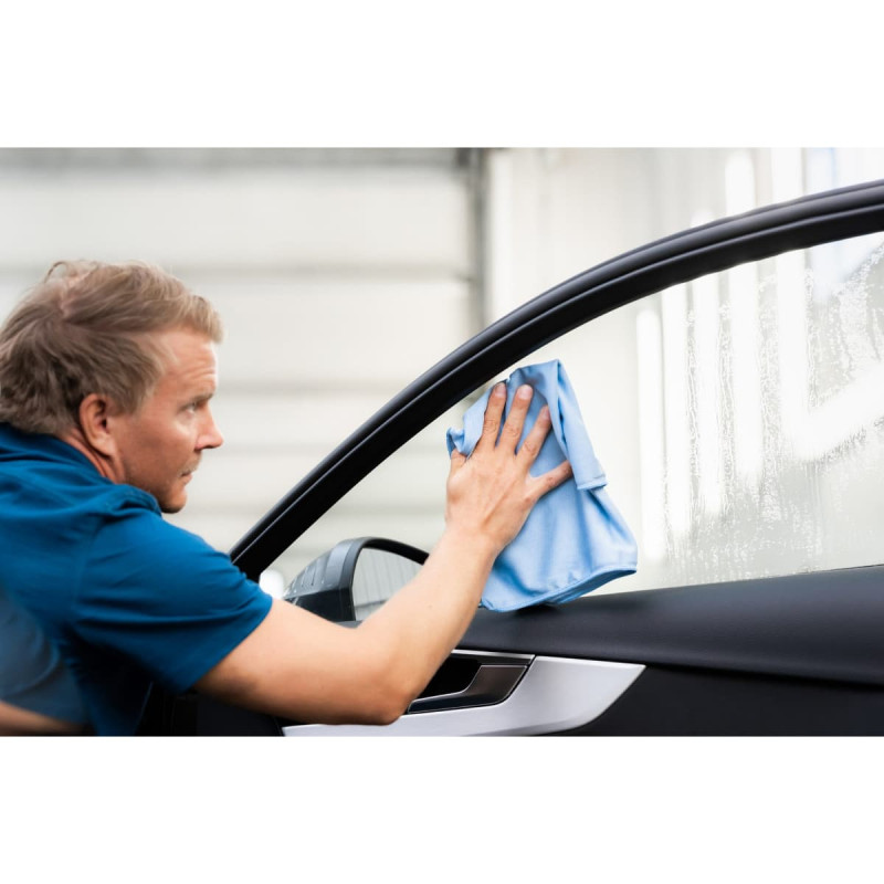 rensning af bilens ruder er perfekt med denne microfiberklud