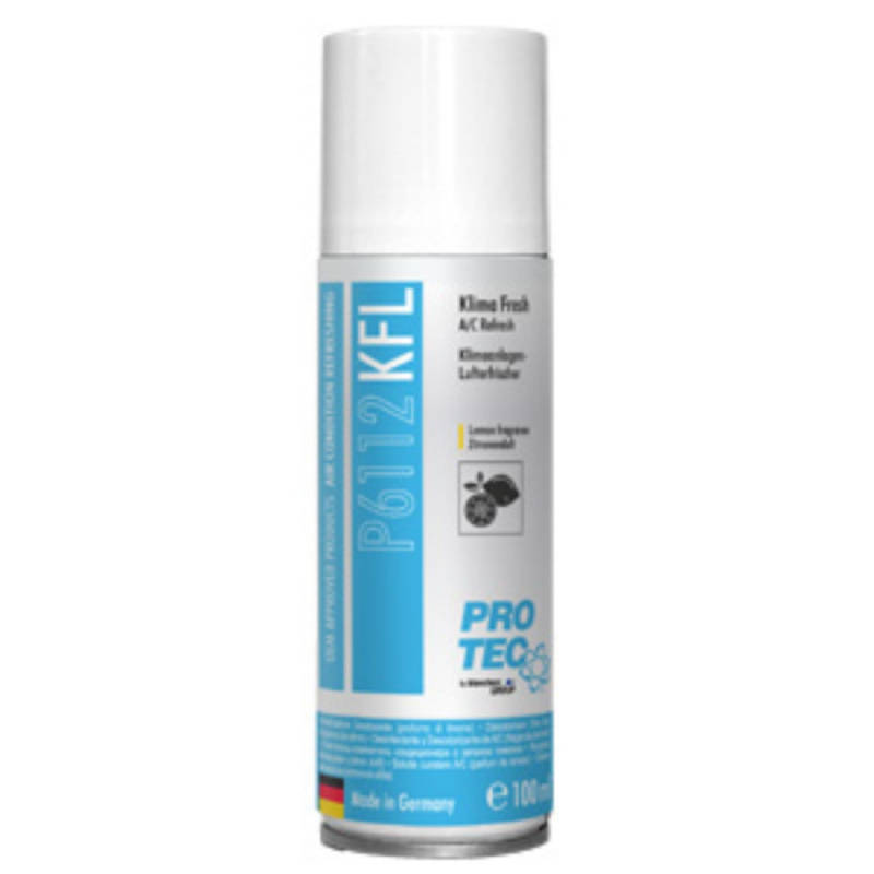 Klima Fresh Refresh Renser & Desinficerer Lemon Duft 100ml Fra Pro Tec