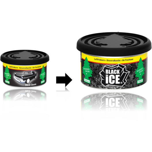 Black Classic duftdåse bliver til Black Ice Black Classic duftdåse bliver til Black Ice