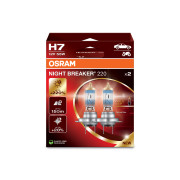 Osram Night Breaker® 220, H7 pærer +220% mere lys (2 stk)