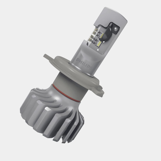 Nær-billede af H4 LED, Philips Ultinon Pro6000 med +230% mere lys Nær-billede af H4 LED, Philips Ultinon Pro6000 med +230% mere lys