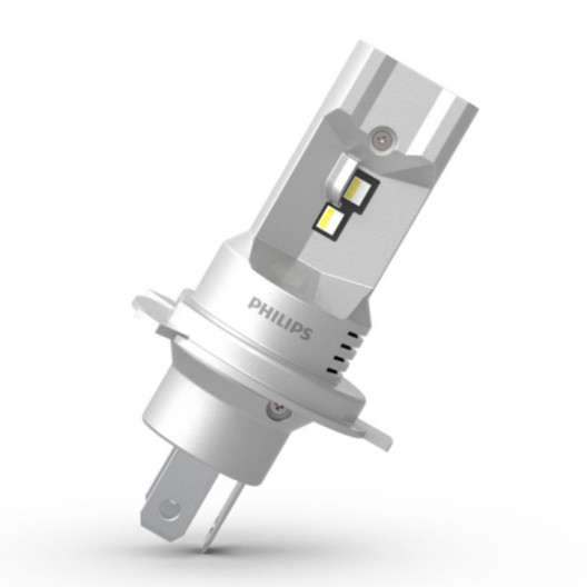 Nær-billede af gen3 H4 LED, Philips Ultinon Pro6000 Boost med +300% mere lys