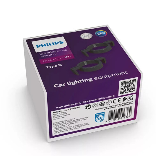 LUM11183X2 / Type N LED adaptor rings for H7 LED Pro9100, Pro9000 & Pro6000 fra Philips LUM11183X2 / Type N LED adaptor rings for H7 LED Pro9100, Pro9000 & Pro6000 fra Philips