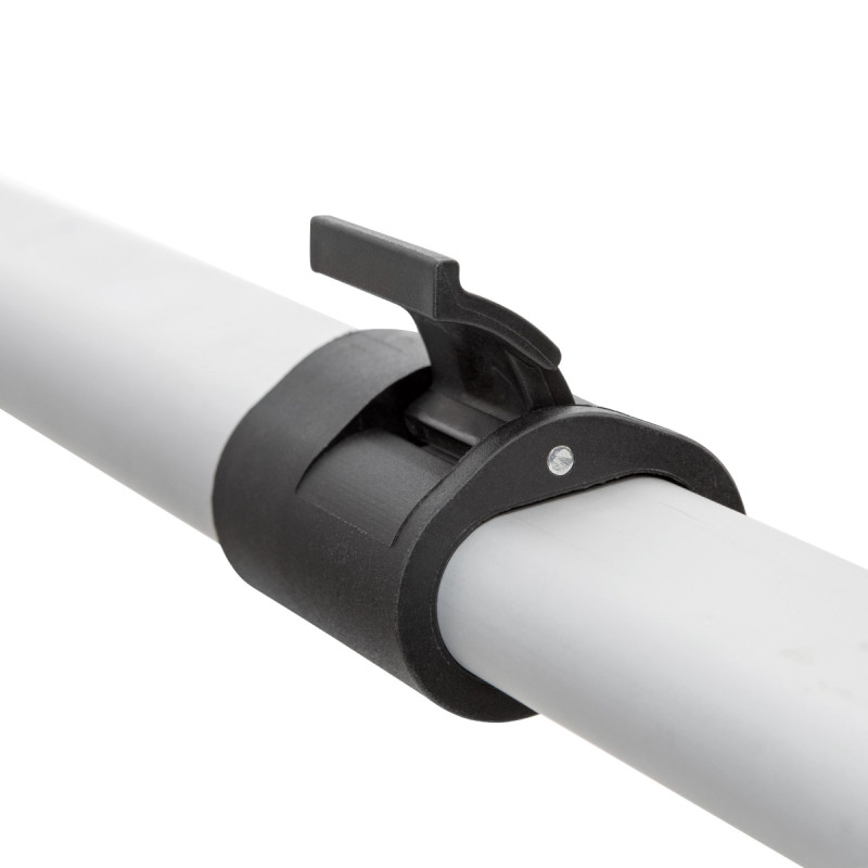 Justerbar længde af alu skaftet på sneskovlen fra finske Kungs