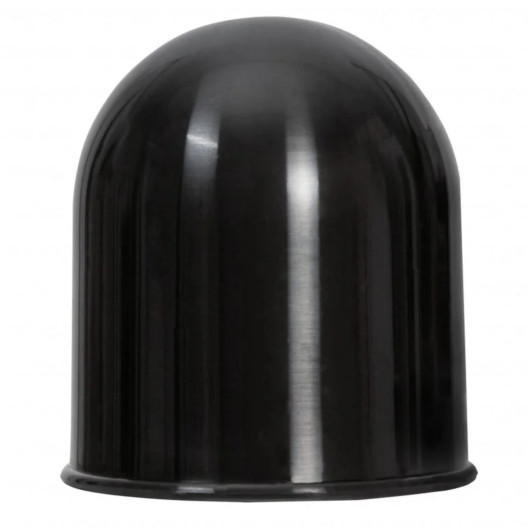 Kuglebeskytter til bilens anhænger kugle, i sort plast