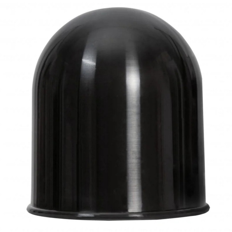 Kuglebeskytter til bilens anhænger kugle, i sort plast