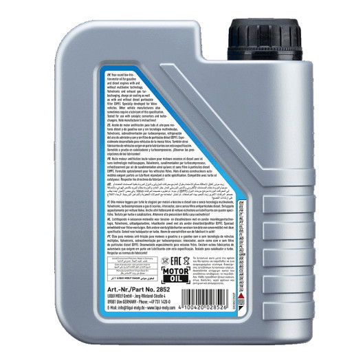 Special Tec V 0w30 Motorolie (Volvo olie) fra Liqui Moly i 1 liters dunk
