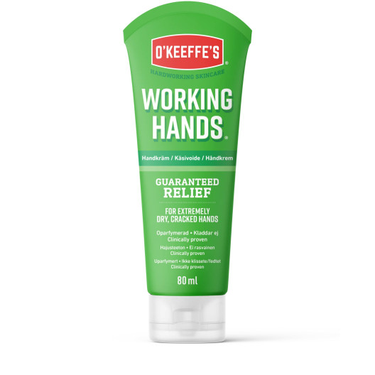 Working hands i tube, 80g, håndcreme fra O'Keefee's