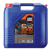 Top tec 6300 Liqui moly 0W20 Motorolie i 20 liters dunk