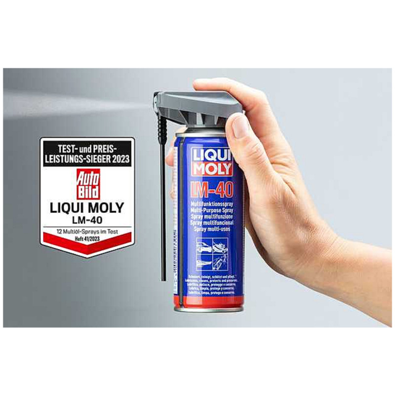 LM40 Multispray som smører, løsner, rengøre, fra Liqui-Moly, 200ml