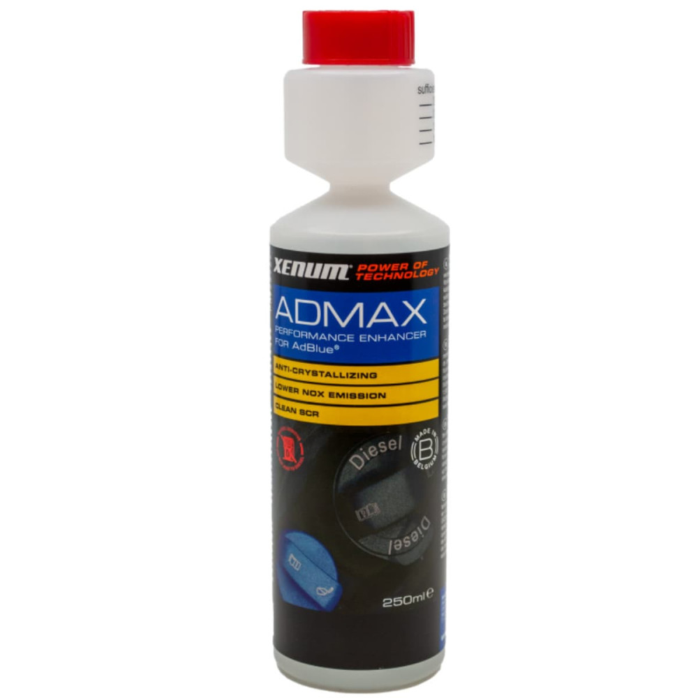 ADMAX Adblue additiv med dosering som forhindre krystalisering af Adblue. 250ml flaske med dosering
