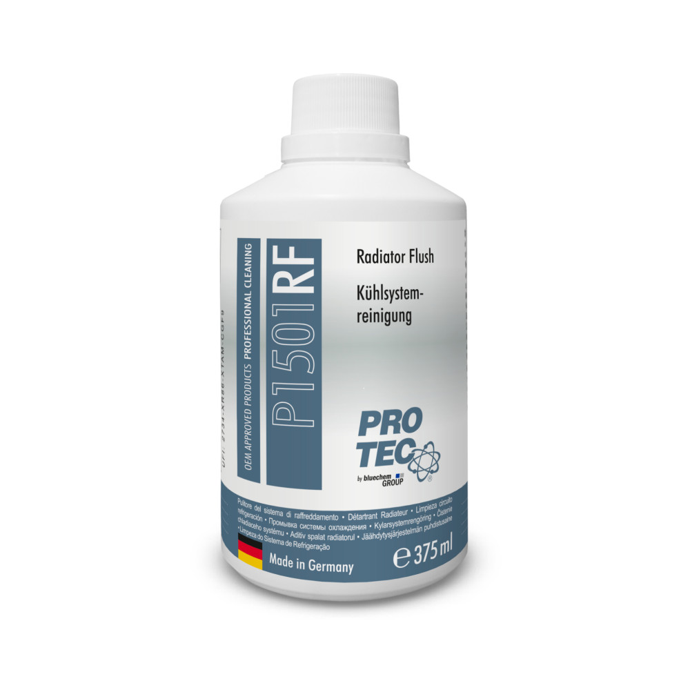 Radiator Flush (RF) / Køler rense additiv 375ml flaske fra tyske Pro-Tec