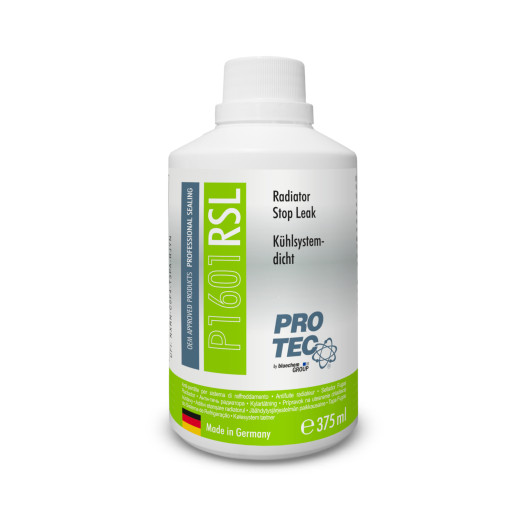 Radiator Stop Leak (RSL) / P1601 kølertætner 375ml flaske fra tyske Pro-Tec