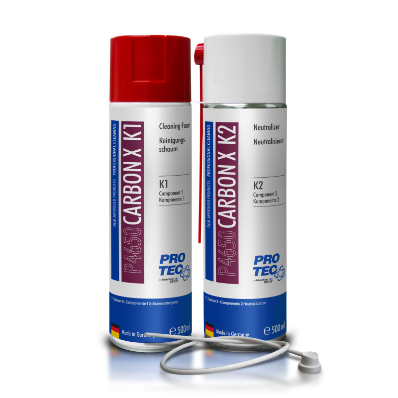 Carbon X Combustion Chamber Cleaner K1+K2 – Pro-Tec, 2x500ml, fra tyske Pro-Tec