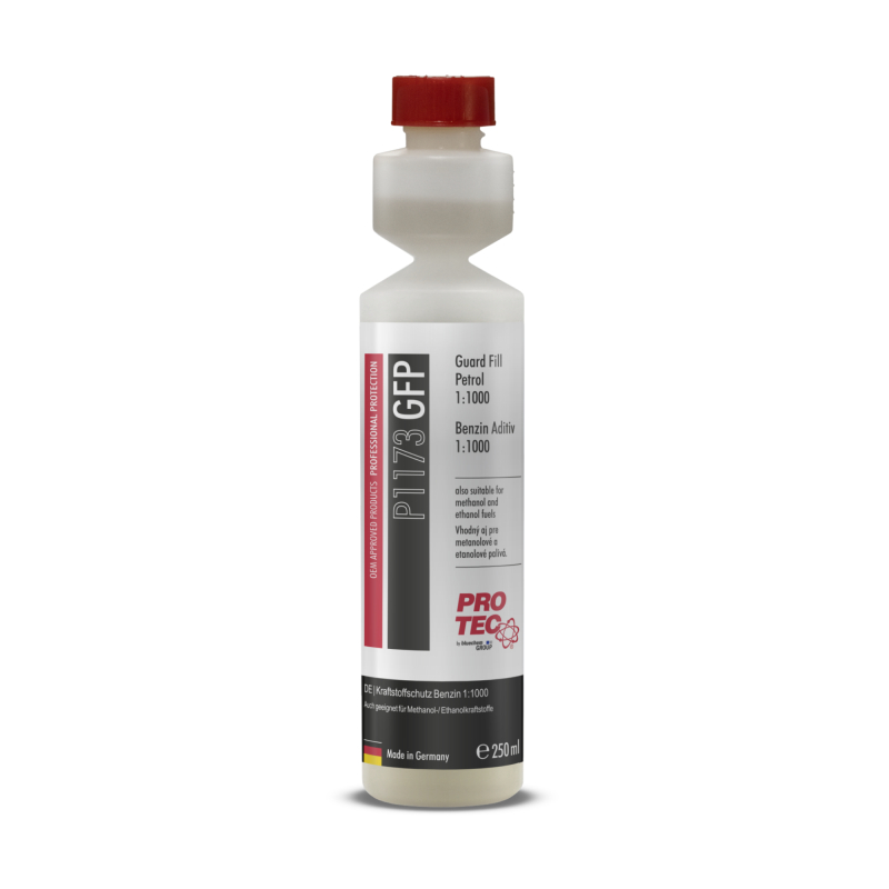 Benzin Additiv med NEM dosering / Guard Fill Petrol (GFP) - Pro-Tec, 250ml Benzin Additiv med NEM dosering / Guard Fill Petrol (GFP) - Pro-Tec, 250ml