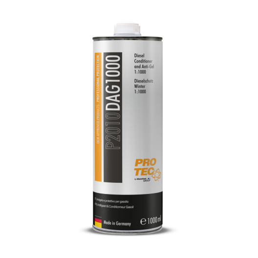 Diesel Conditioner & Anti-Gel 1:1000 (DAG1000) - Diesel frost sikring, 1000ml flaske fra tyske Pro-Tec
