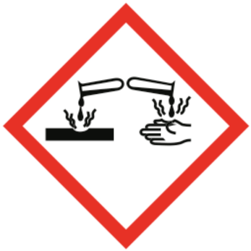 GHS05 Ætsende (Corrosion) skilt
