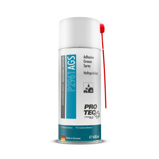 Syntetisk Klæbende Smørespray / Adhesive Grease Spray (AGS) / P2961 - Pro-Tec, 400ml