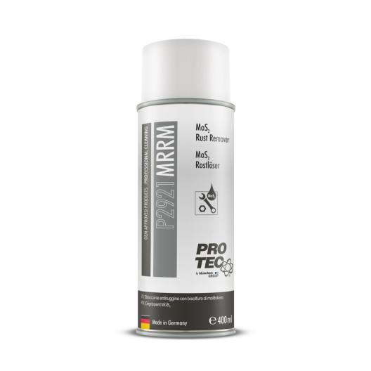 Rust løsner spray med MOS2 smørring, MRRM, 400ml dåse, kvalitets produkt fra tyske Pro-Tec (P2921)