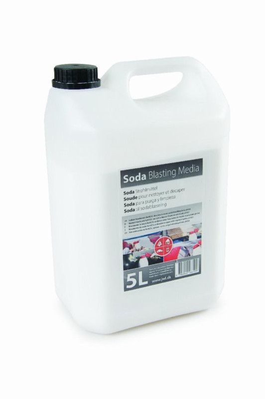 Sodapulver 5kg til Sodablæsning - lev. i 5L dunk thumbnail