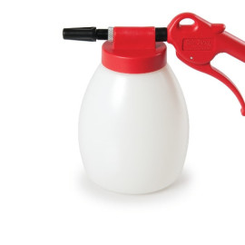 Bodypistol med 1,2 liters beholder og plast sugerør