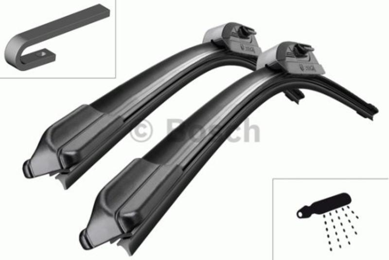 AR725S Bosch Aerotwin Vinduesvisker / Fladblade sæt 65+55cm med sprinklerdyser thumbnail
